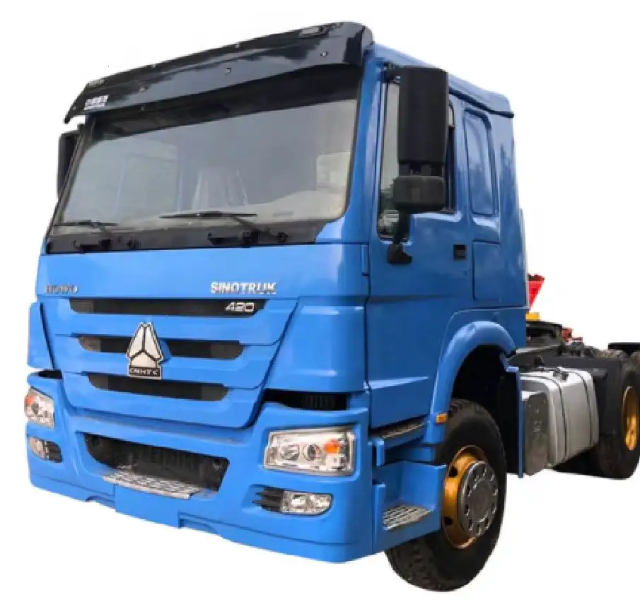 Düşük fiyat 2020 tam yeni stok Sinotruk Howo A7 ağır 4x2 terminali traktör kamyonlar 430Hp 371hp 400HP traktör kamyon afrika'da