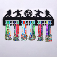 Vente chaude Nouveau Acrylique Médaille Présentoir Mural Sport Médaille De Stockage Cintre Personnalisable Porte-Médaille