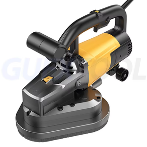 Máquina de pulido gruesa de molienda de piso de mano de tres ruedas Herramienta de planchado de superficie de cemento de hormigó - Product Image 6