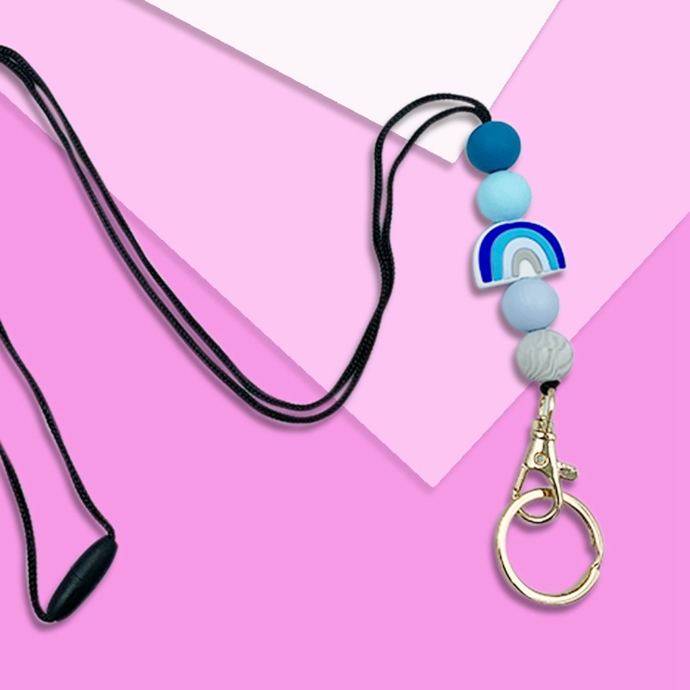 Customizable NHS Branded Durable Silicone Lanyards for Senior Doctors Workplace Identification Image 4