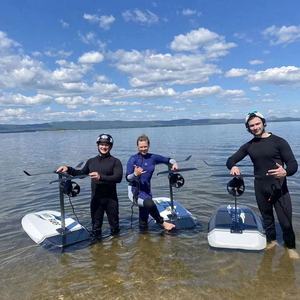 Tabla de Surf Eléctrica Efoil de Fibra de Carbono de 8 KW, Hydrofoil Eléctrico con Batería Resistente al Agua, Tabla de Surf con Motor Eléctrico - Product Image 3