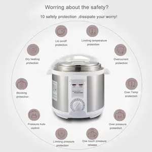 Unique Cheap Price Machinery Big Sell 6l VDE Plug Non Stick Electric Pressure Cooker For The Middle East Market