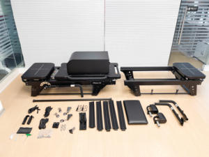 Máquina de Pilates Reformer de Aluminio, Deslizamiento Suave y Silencioso, Cama de Pilates Reformer Portátil para Uso Comercial en Gimnasios y Estudios en Casa - Product Image 2