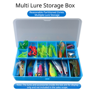 Caja <span class=keywords><strong>de</strong></span> <span class=keywords><strong>Pesca</strong></span> <span class=keywords><strong>de</strong></span> Plástico <span class=keywords><strong>de</strong></span> Doble Capa, Impermeable, para Almacenamiento <span class=keywords><strong>de</strong></span> Anzuelos y Señuelos, Organizador Multifuncional Portátil para Lago y Río - Product Image 4