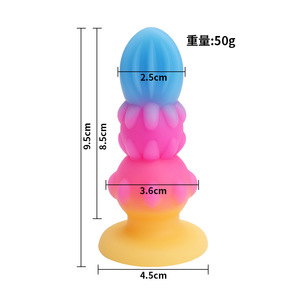 Nuovo Stile 2024 <span class=keywords><strong>Plug</strong></span> Anale Colorato Fluorescente al Buio, Taglie S,M,L,XL, Giocattoli Sessuali per Ragazze, Dilatatore Anale - Product Image 2