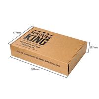 Boîtes en carton ondulé pliables pré-collées, écologiques, recyclables, avec bande de déchirement facile, pour l'expédition transfrontalière, personnalisables avec votre marque