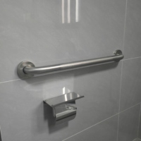 Barre d'appui personnalisée en acier inoxydable 304, supportant jusqu'à 500 lb, pour salle de bain, pour personnes handicapées, barre moletée