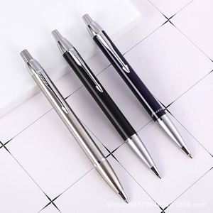 Premium Metal Ballpoint <b>Pen</b> Luxury Silver Trim Writing <b>Pen</b> with Smooth <b>Refill</b> - Product Image 2