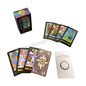 Tùy chỉnh TCG Trò chơi thẻ oracles chơi thẻ trò chơi Trống Mèo Bạc Vàng Holographic Tarot thẻ - Product Image 2