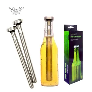 Bar Tools Gift Set Wine Cooler Stick Instant Cooling Fast Bottle Cooler Stainless Commercial Wine Chiller Stick With Pourer