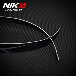 Palas de arco recurvo Nika Archery <span class=keywords><strong>S3</strong></span> <span class=keywords><strong>Pioneer</strong></span> para tiro al blanco, 68 pulgadas, 14-40 libras, núcleo de espuma de fibra de vidrio, palas de arco desmontables ILF - Product Image 6