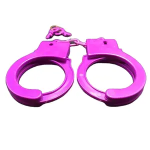 high quality cheap police feet handcuff plastic toy for kids toy handcuffs