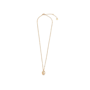 Collana in Acciaio Inossidabile con Diamante Virgo, Placcata in Oro 18K, Gioielli da Donna - Product Image 1