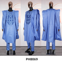 Tenue Traditionnelle Africaine H&D : Ensemble Formel Bazin Riche Dashiki (Chemise, Pantalon, Robe) – Vêtements Africains pour Hommes