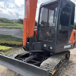 Original Korea Used Doosan DH55 Mini Crawler Excavator 5.5 Ton Second Hand Small Hydraulic <b>Digger</b> Low Working Hours For Construc - Product Image 2