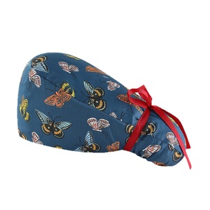 <span class=keywords><strong>Gorro</strong></span> de Algodón Puro con Estampado de Dibujos Animados para Mujer, <span class=keywords><strong>Gorro</strong></span> para Cabello Largo, Antipolvo, para Maternidad, Quirófano, Clínica Dental - Product Image 1