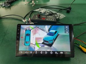 Système de surveillance panoramique à 360° avec écran Android et capteur de stationnement, vue 2D/3D, GPS GLONASS Beidou en temps réel sur 4 voies - Product Image 1