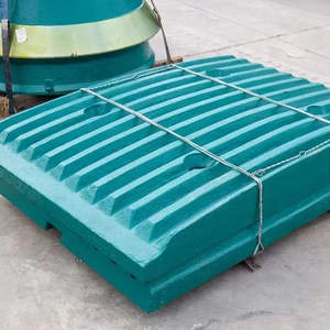 อะไหล่เครื่องบดกราม Zhengzhou Yiwei C100 แผ่นกรามแบบแกว่ง ผลิตจากวัสดุ ZGMn18Cr2 สำหรับงานเหมืองแร่ - Product Image 3