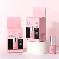 Boîte d'emballage personnalisée pour kit de vernis à ongles UV cosmétique, emballage de vernis à ongles de beauté