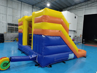 Mejor Precio en Alquiler de Juegos Inflables para Fiestas Infantiles y de Adultos, Accesorios para Parques Comerciales al Aire Libre, Combo de Casa Inflable con Tobogán