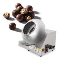 Machine à enrober les noix au chocolat de qualité commerciale, norme allemande Deutstandard, vitesse réglable, pour usage domestique et professionnel