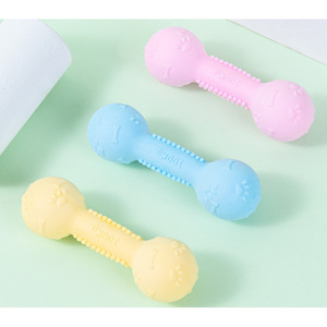 Juguete masticable de goma Pawmino para perros pequeños, 115*37mm, juguete duradero para entrenamiento al aire libre para cachorros y mascotas en dentición - Product Image 4