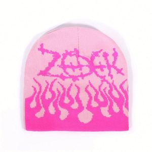 Gorros de Invierno Personalizados al por Mayor con Diseño Personalizado, Gorros de Punto Jacquard 100% Acrílico Y2K, Gorros Cálidos de Invierno con Logotipo Personalizado - Product Image 6