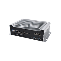 Aluminium Super Ipc Usb Slot I7-11700 Rugged Box Mini Pc 2 Lan Fanless Pc I3 Industry Embedded Pc