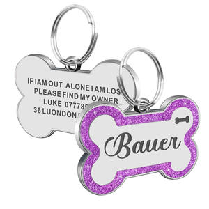 Rastreador GPS personalizado para mascotas de lujo, etiquetas Airtags de calidad, <span class=keywords><strong>Mini</strong></span> etiqueta Gps para seguimiento de perros, Sistema de Posicionamiento Global de nailon para <span class=keywords><strong>Amazon</strong></span> - Product Image 1