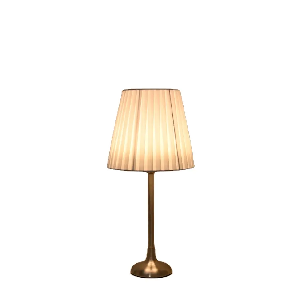OEM/ODM высокое качество 5 Вт плиссированный абажур Usb прикроватная Светодиодная лампа