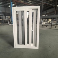 Fenêtres coulissantes en PVC à faible émissivité, design durable, prix d'usine, sur mesure, résistantes au vent, garantie 10 ans