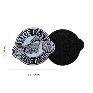 Écussons de <span class=keywords><strong>moto</strong></span> brodés personnalisables et écologiques, à coudre, appliqués en tissu pour vêtements, accessoires de bricolage, emblèmes - Product Image 5