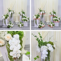 Bouquet de fleurs artificielles tendance 40/50/60cm, bouquets réalistes pour centre de table, décoration de toile de fond pour cérémonie de mariage