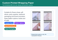 Vente en gros de papier d'emballage de fleurs de luxe de qualité personnalisée papier d'emballage imperméable pour bouquet de fleurs