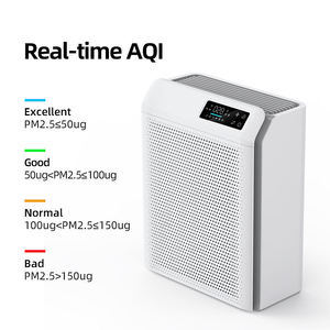 Purificateur d'air intelligent Tuya avec contrôle par application, mode automatique et moniteur de qualité de l'air en temps réel pour la maison et le bureau - Product Image 2