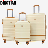 Fabricants en gros Ensemble de valise à roulettes de luxe en ABS 3-6pcs Roulettes pivotantes 12/14/20/24/28 Ensembles de bagages pour voyage