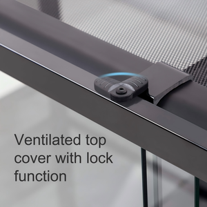 Reptizoo nhà máy bán buôn 64 chúng tôi gallon thằn lằn Terrarium đổ loài bò sát lớn bò sát Terrarium bao vây - Product Image 5