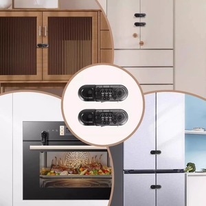 Serrure à combinaison pour tiroir Leves Z0207 en ABS, verrou de sécurité enfant pour porte d'armoire, réfrigérateur, bureau, usage antivol - Product Image 1