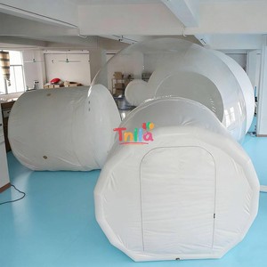 Carpa Burbuja Inflable Transparente de PVC Personalizada de Fábrica, 5m, con Diseño de Cielo Estrellado, para <span class=keywords><strong>Hotel</strong></span>, Camping, Uso en Exteriores, con Accesorio de Soplador, para la Playa - Product Image 2