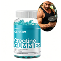 Gummies à la créatine OEM ODM, étiquette privée personnalisée pour complément énergétique et de santé