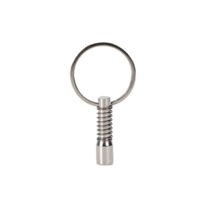 Goupille à ressort avec anneau de traction en acier au carbone galvanisé pour équipement de fitness, goupille de poignée de trampoline et stepper, qualité A, universelle - Product Image 4