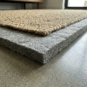 Tapis <span class=keywords><strong>de</strong></span> sol premium <span class=keywords><strong>de</strong></span> 1/4 pouce d'épaisseur 8x10 pieds - Sous-couche adhésive antidérapante pour sols en bois dur - Product Image 4