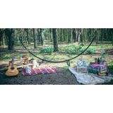 Diseño moderno Soporte de metal ligero <span class=keywords><strong>Hamaca</strong></span> doble de algodón <span class=keywords><strong>Hamaca</strong></span> vertical colgante curvada <span class=keywords><strong>Hamaca</strong></span> <span class=keywords><strong>plegable</strong></span> interior - Product Image 6