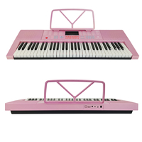 YM-288 Portable Digital Piano Keyboard Instrument 61-Midi Keys Durable Plastic Electric Organ for Adults Kids Electronic Type