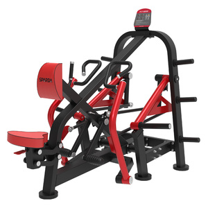 Máquina de remo con carga de placas, equipo de fitness comercial para gimnasio, entrenador de espalda y dorsales - Product Image 1
