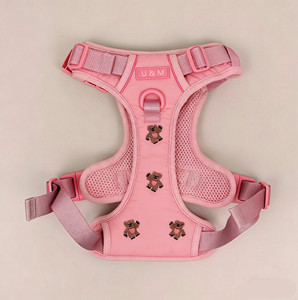 Groothandel Geen-Trek Hondentuig Tuig Borduurwerk Design Huisdier <span class=keywords><strong>Vest</strong></span> Tuig voor Kleine en Middelgrote Honden - Product Image 2