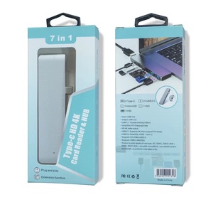 <span class=keywords><strong>7</strong></span> trong 1 kép USB loại C HUB <span class=keywords><strong>7</strong></span> cổng sạc <span class=keywords><strong>adapter</strong></span> 4K 30Hz HDTV USB 3.0 HUB Hỗ trợ M1 <span class=keywords><strong>Splitter</strong></span> Docking Station - Product Image 5