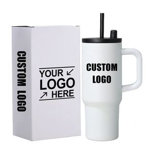 Hot Selling New 316 Stainless Steel Insulated <b>Cup</b> <b>Large</b> Capacity Straw <b>Cup</b> with Handle and Customized logo - Product Image 1