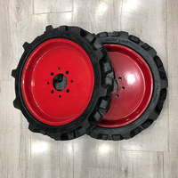 Kualitas Tinggi Karet Padat Pertanian Traktor Roda dengan Velg 17x4.00-12 4.00-12