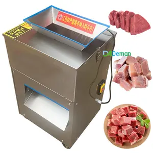 factory price pork meat slicer cutter roast chicken cube cutting machine smoked fish poultry duck meat cutting machine